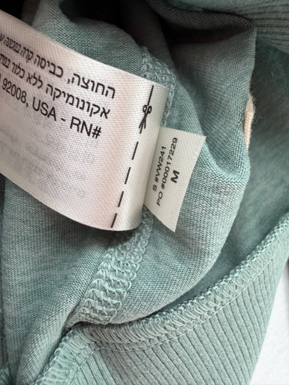 NWT Vuori Long Sleeve Halo Crew Women’s Sea Spray Heather VW241 Size Medium - Picture 7 of 10